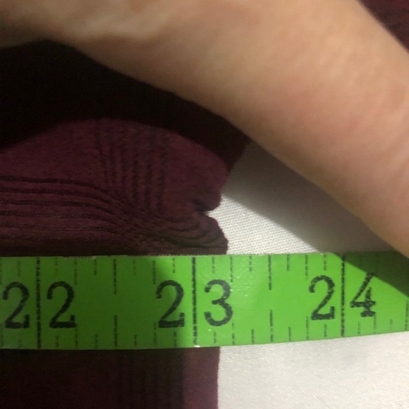 Mens Burgundy Sueded Denver Hayes Longsleeve Shirt. Size Large. - Picture 7 of 7